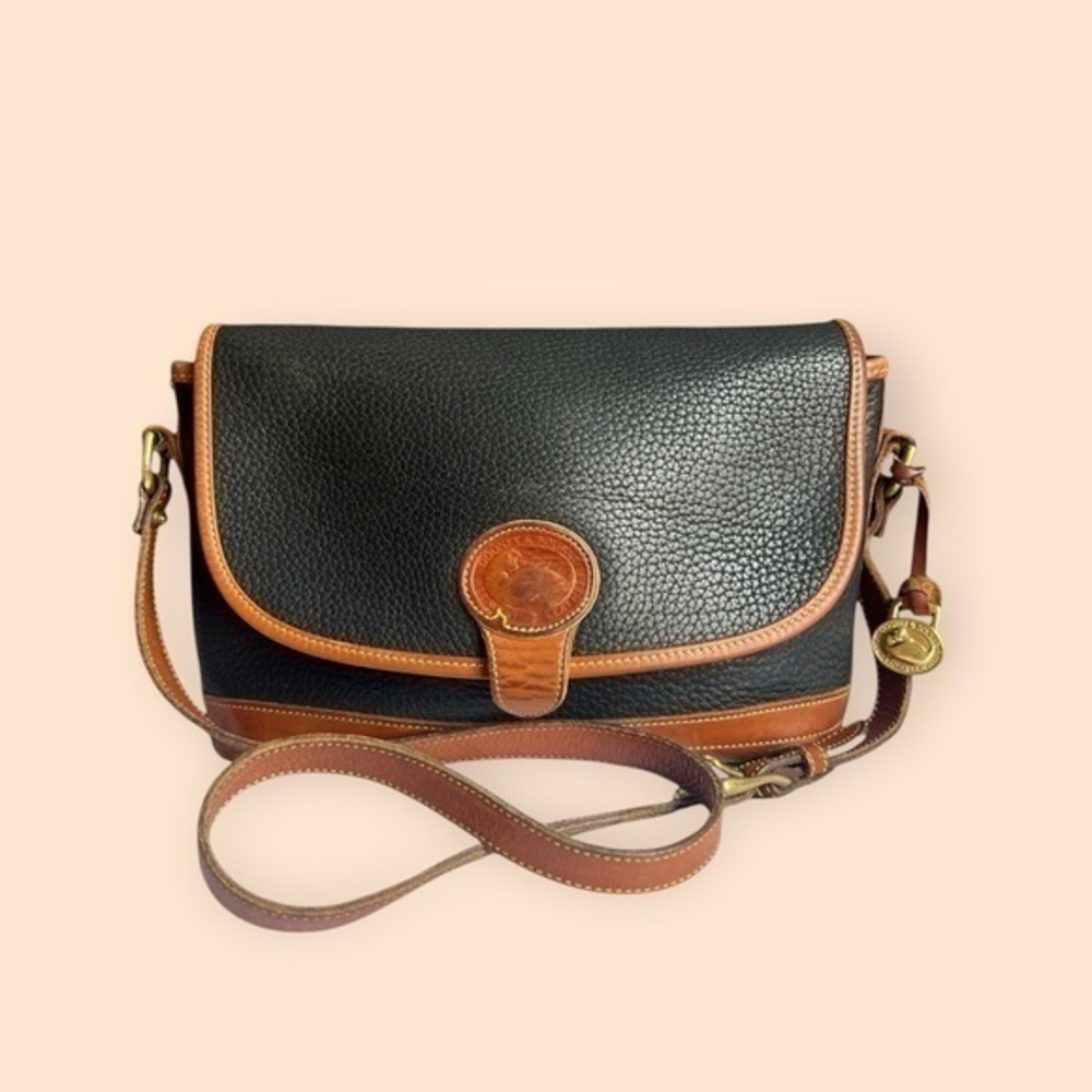 Dooney and Bourke Vintage Navy Blue Crossbody